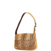 グッチ ジャッキー パイソン ワンショルダーバッグ 001 3824 3573 ブラウン ベージュ レザー レディース GUCCI 【中古】